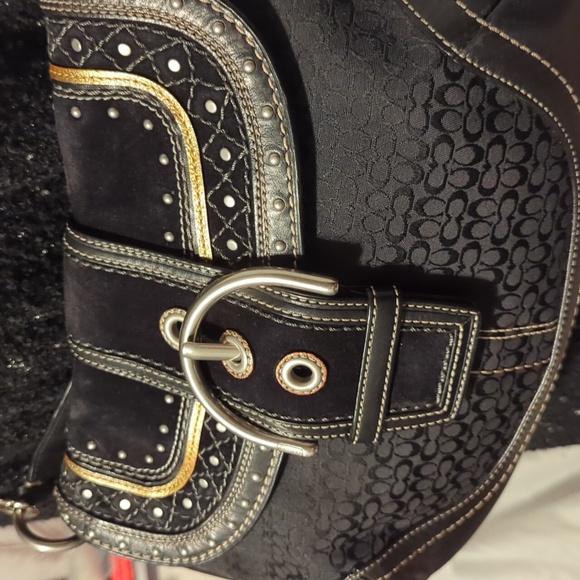 Vintage Coach Soho Bag With Removable Strap And Free Coach Wallet - Authentic - Picture 13 of 17